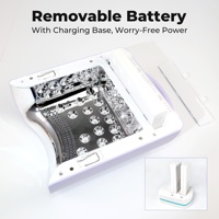 Kit professionnel de lampe UV LED sans fil portable pour séchage de gel et lime à ongles électrique, idéal pour les salons de manucure (vente en gros)