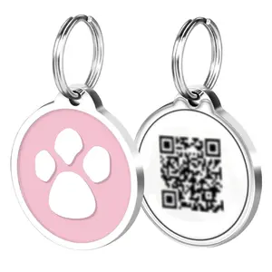 Custom metal key chains promotional engravable dog tag keychain accessories