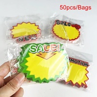 Stock Disponible Vente en Gros Étiquettes de Prix 9x7 cm Panneaux Publicitaires pour Fruits en Supermarché Affiches Promotionnelles en Papier