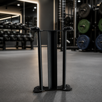 Appareil de fitness multifonctionnel en acier pour entraînement personnel, à quatre roues, pour usage domestique