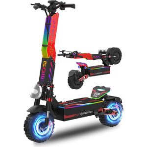 Scooter électrique tout-terrain à double moteur haute performance 10000W 84.2V Pneus routiers de 13 pouces Le plus rapide 62 MPH 74.5 miles d'autonomie 90 km 60 km - Product Image 1