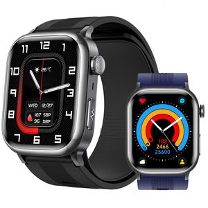 Montre connectée ERON TK66 ECG avec écran AMOLED de 2,06 pouces, surveillance de la fréquence cardiaque IP67, SOS, NFC, appels Bluetooth, pour personnes âgées - Product Image 1