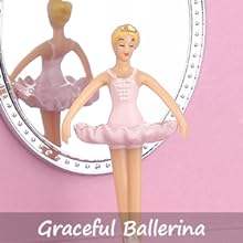 हमेशा के उज्ज्वल कस्टम mdf गहने संगीत बॉक्स शुद्ध सफेद बैलेरीना यूनिकॉर्न डिजाइन उपहार - Product Image 2