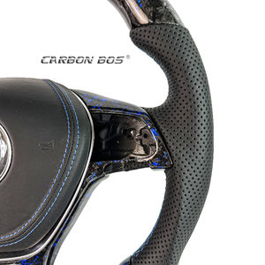 Adecuado para Volkswagen Mk7 <span class=keywords><strong>Golf</strong></span> 7 <span class=keywords><strong>MK6</strong></span> <span class=keywords><strong>Golf</strong></span> 6 <span class=keywords><strong>GTI</strong></span> Venta directa de fábrica <span class=keywords><strong>Volante</strong></span> personalizado de fibra de carbono personalizable - Product Image 4