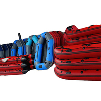 Kayak gonflable livraison directe 2.3-5m bateau d'assaut Anti-Collision épaississement laminé bateau gonflable Kayak pêche bateau en caoutchouc