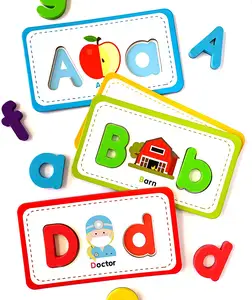 Flashcards Nam Châm Và Thư Xốp Đặt Trò Chơi Trẻ Mới Biết Đi Để Học Đọc, Đánh Vần Và Thực Hành Ngữ Âm.