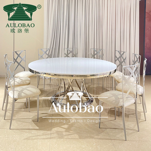 โครงเหล็กโลหะที่ทันสมัยเบาะรองนั่งสำหรับห้องจัดเลี้ยงเฟอร์นิเจอร์ใช้เก้าอี้จัดเลี้ยง - Product Image 5