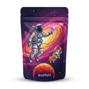 Bolsa de Papel de Aluminio Mylar con Cierre Hermético, Personalizable con su Propio Logotipo, para Alimentos, Resistente a Olores, Reutilizable, 3.5g 7g 1oz - Product Image 1