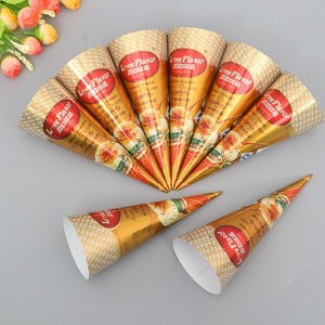 Packing Ice Cream Cone Sleeves Butter Paper For Baking