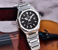 YS023 10ATM Wasserdichte Edelstahl-Saphir-Automatikuhr für Herren Japan Miyota 8215 Datum Mechanische Uhr Inklusive Box