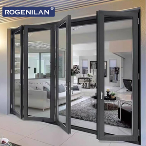 ROGENILAN Precio de Fábrica Puerta y Ventana Plegable/Colapsable de Aluminio y Vidrio Templado Alutech 3/3.6/2.7/2.4/metros - Product Image 1