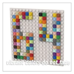 NO.3024 1x1 Plate Dot Pixel Art Photo Toy Building Brick Block Parts Building Blocks Castle Brick Toys For Kids