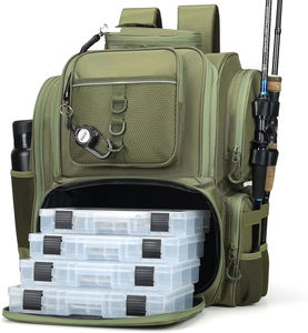 Sac à dos de pêche étanche avec porte-canne à pêche Sac à dos de pêche à bandoulière - Product Image 1