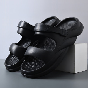 Men's Summer Outdoor Sandals EVA Sole Non Slip Breathable Soft Soled <b>Height</b> <b>Increasing</b> Couple <b>Shoes</b> Size 36 45 - Product Image 4