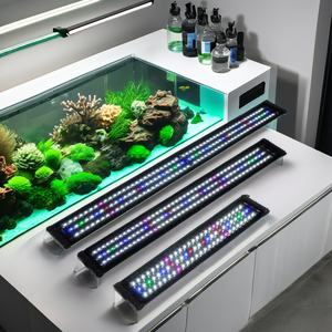 172143 18W Rgb Led Aquarium Verlichting Kunststof + Aluminium 30-150Cm Verstelbare Verwisselbare Emitt Kleur Vis Koraal Tanklampen - Product Image 4