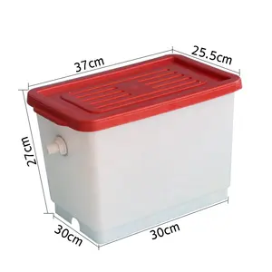 automatic poultry farm drinker water 12L water tank for rabbit cage