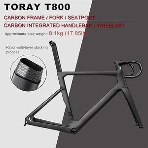 Bicicleta de Carretera de Fibra de Carbono 700C de Alta Calidad, 105 <span class=keywords><strong>R7000</strong></span>, 22 Velocidades, Freno de Disco, Pedal Ordinario, Ecológica, para Hombre y Mujer - Product Image 4