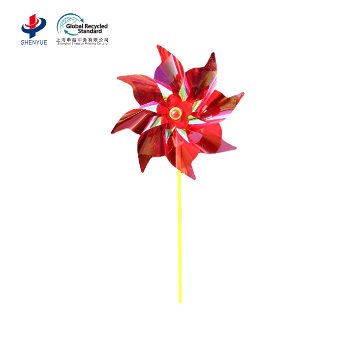 Высококачественная Водонепроницаемая интересная детская вращающаяся ветряная мельница, блестящий материал для домашних животных для свадебного украшения