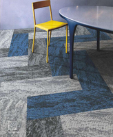 Carrelage de tapis en laine Pvc, auto-adhésif pour chambre à coucher, nouvelle collection