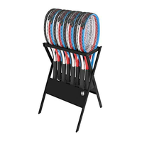 Support de raquettes de badminton sur mesure de haute qualité en gros, support de rangement pour raquettes de sport, support de rangement pour raquettes de tennis