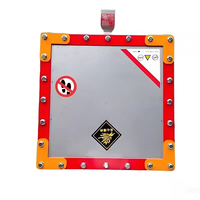 Dispositif anti-explosion de poussière, disque anti-explosion, collecteur de poussière pour pipeline, plaque plate carrée ou ronde en acier inoxydable 304