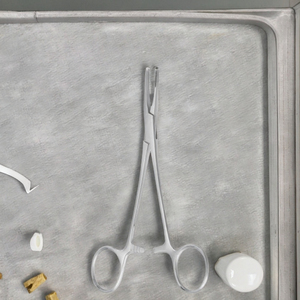 Ensemble d'hémostats droits incurvés en acier inoxydable 8 "à alimentation manuelle Pince à épiler verrouillable Certifié CE Classe I Garantie 1 an pour - Product Image 2