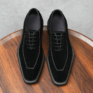 Zapatos de Hombre de Cuero Genuino Hechos a Mano Personalizados, Transpirables, Antideslizantes, Versátiles, Clásicos, Estilo Británico, para Vestimenta de Negocios - Product Image 1