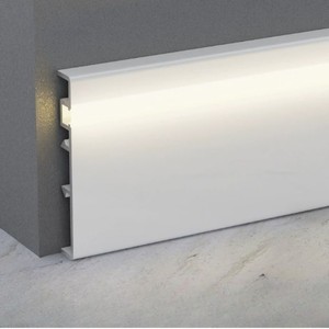 Plinthe LED moderne en aluminium, éclairage étanche pour hôtel, cuisine, chambre - Product Image 3