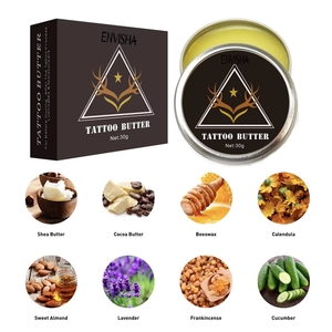 Custom Logo Natural Organic Vegan <strong>Tattoos</strong> After Gentle Moisturize Aftercare Balm Protect Heal <strong>Brightens</strong> <strong>Tattoo</strong> Skin Care Butter - Product Image 4
