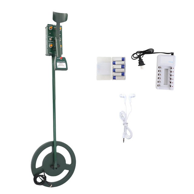 Underground Metal Detector Kit Water Resistant High Accuracy Adjustable Rechargeable 334.65in 8.5meter Depth