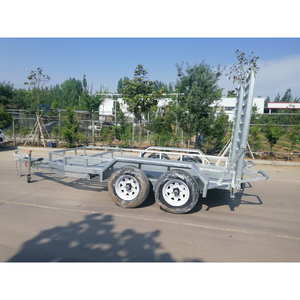 <span class=keywords><strong>Remolque</strong></span> utilitario de acero de 5 toneladas con eje tándem de alta calidad, <span class=keywords><strong>remolque</strong></span> plano aplicable a camionetas - Product Image 4