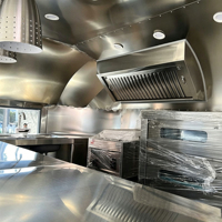 Camión de Comida Totalmente Equipado, Remolque de Comida Personalizado para Europa, Carrito Móvil para Té de Burbujas, Café, Hot Dogs, con Certificación CE y DOT