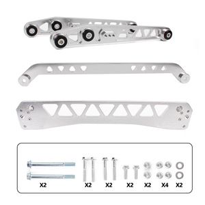 Honda Civic 96-00 EK อะลูมิเนียมอัลลอยรองรับแท่งกันโคลงแขนสวิงบาร์ผสม LCA006เงิน - Product Image 1