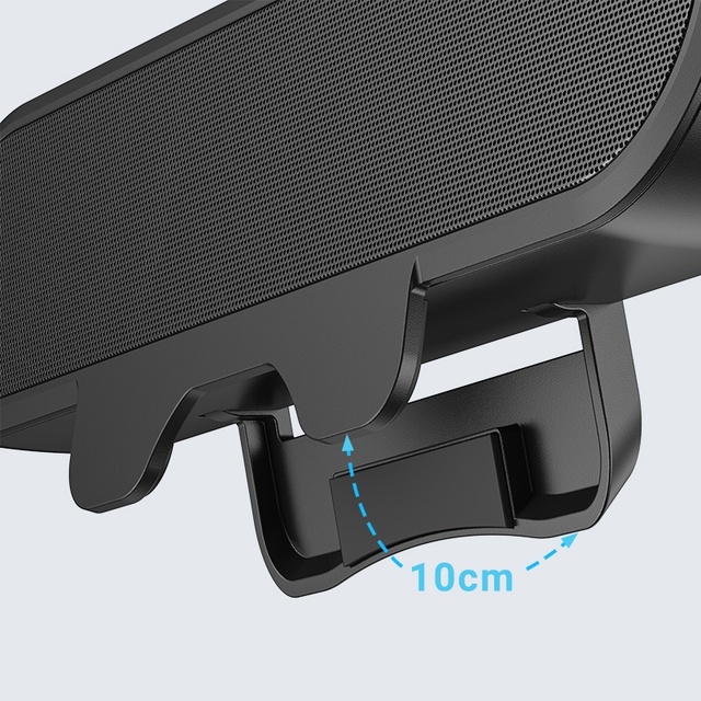 Inwa Computer Speakers for Desktop PC USB Monitor Speaker Bar with Clip-On