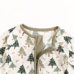 Đồ ngủ trẻ em bằng tre Miozing, chất liệu mềm mại, co giãn, bộ liền thân cho bé sơ sinh, quần áo trẻ em bán buôn, quần áo trẻ em bằng tre - Product Image 5