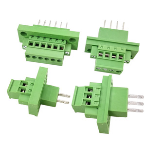 5.08mm Pitch Complete Male & Female Through-Wall Solderless Vertical <b>Terminal</b> Block Set Type a & Type B With Flange - Product Image 3