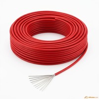 AF-250 600V Kabel Tembaga Berlapis Perak Berinsulasi PTFE Tahan Suhu Tinggi (-65 hingga +250) Kelas Aerospace 100m