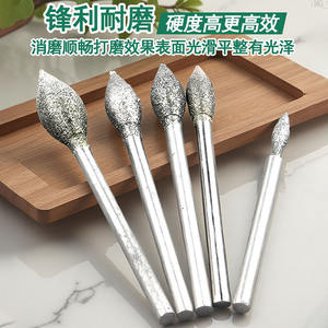 Herramientas de tallado de jujube J-Orchid Olive Needle, herramientas para taladrar jujube, cabezales de diamante para pulido y grabado de jadeíta, herramientas para pulir y desbastar. - Product Image 5