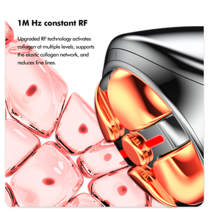 Appareil de beauté micro-courant pour le visage en acier inoxydable, outil portatif de raffermissement et de rajeunissement de la peau - Product Image 3