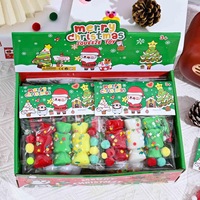 Jouet anti-stress compressible en forme de bonbon de Noël, pâte comestible au toucher doux pour filles et garçons de 3 ans et plus, jeunes (15-35 ans), en matériau EVA, cadeau