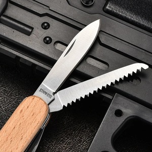 Cá nhân bằng gỗ corkscrews rượu vang mở Swiss dao cầm tay đa chức năng công cụ chú rể món quà cưới - Product Image 3