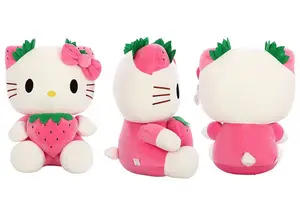 Personaje de dibujos animados de anime famoso más popular superventas Hello Kitten Kitty juguetes de peluche