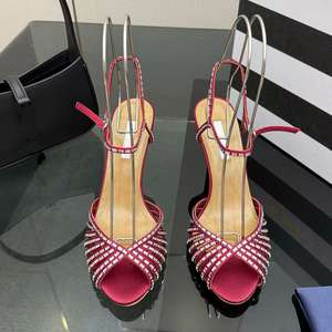 Zapatos de Tacón de Cuero para Mujer Babylone, 3.<span class=keywords><strong>5</strong></span> Pulgadas, Negros, Sandalias de Fiesta, Correa Ajustable en el Tobillo, Diseño Metálico, Cómodos y Fáciles de Poner - Product Image 5