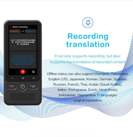 T18 Smart Ai Traducteur de langue bidirectionnel en temps réel 138 langues Traducteurs vocaux et photo en ligne et hors ligne