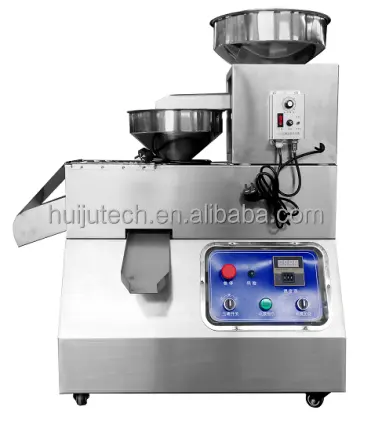 Fully automatic household temperature control digital display electronic oil press for Peanuts Cashews Coconut Flaxseeds HJ-P58