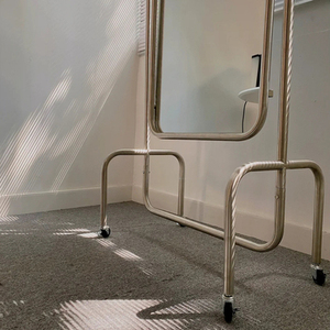 Nórdicos diseñador extraíble de longitud completa espejo vertical de espejo de acero inoxidable espejo de piso de lujo luz <span class=keywords><strong>fitt</strong></span> - Product Image 5