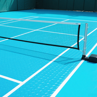 Plaques de surface de pickleball d'extérieur en composite non dégradable pour terrains de sport, choix des développeurs de projets, avec structure robuste