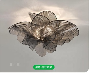Lámpara de <span class=keywords><strong>Techo</strong></span> LED Moderna con Diseño de Flor Simple para Decoración de Dormitorio, Sala de Estar, Comedor, Casa, Villa - Product Image 6