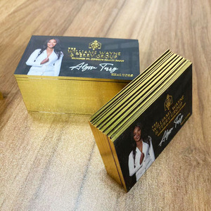 Thanh lịch tùy chỉnh in offset vàng bạc lá thẻ kinh doanh, matte hoàn thiện giấy tùy chỉnh thẻ kinh doanh - Product Image 4