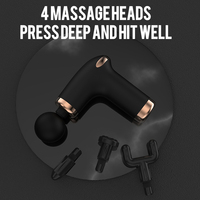 Pistolet de Massage Fascia mini masseur portable de conditionnement corporel Fitness taille Massage Impact pistolet fascia multi-vitesses